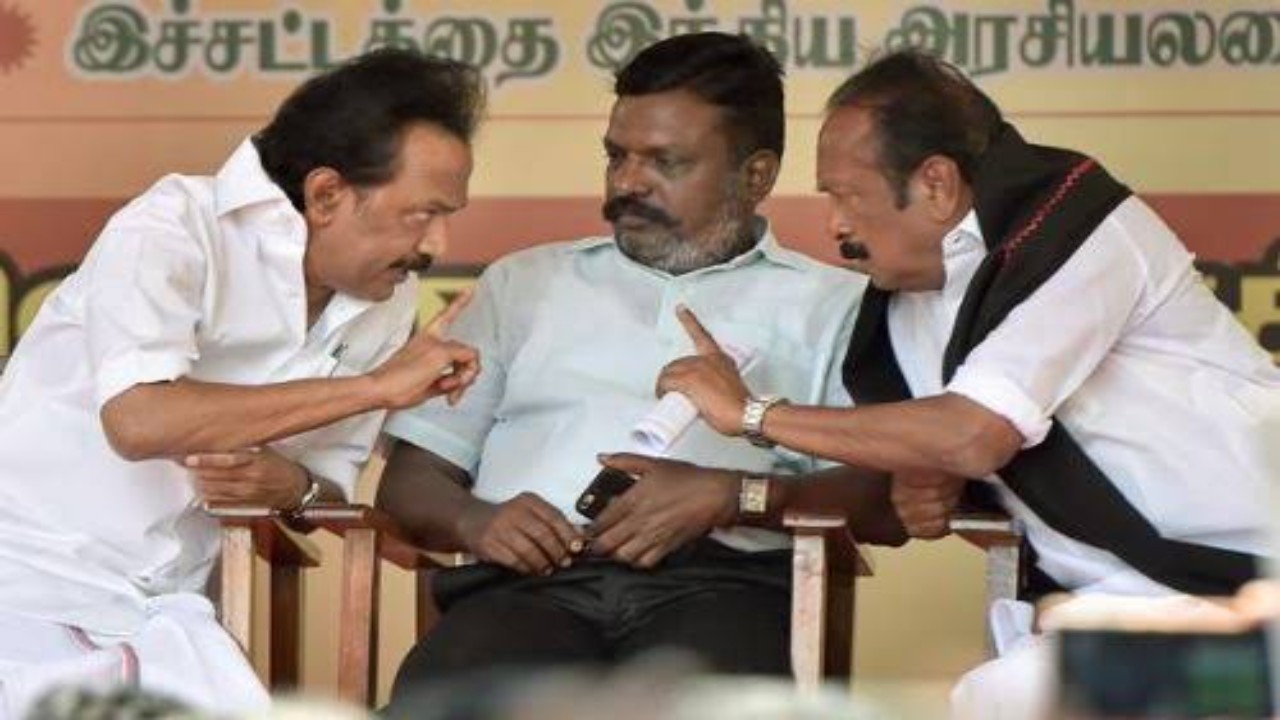 stallin,  Thirumavalan and vaiko