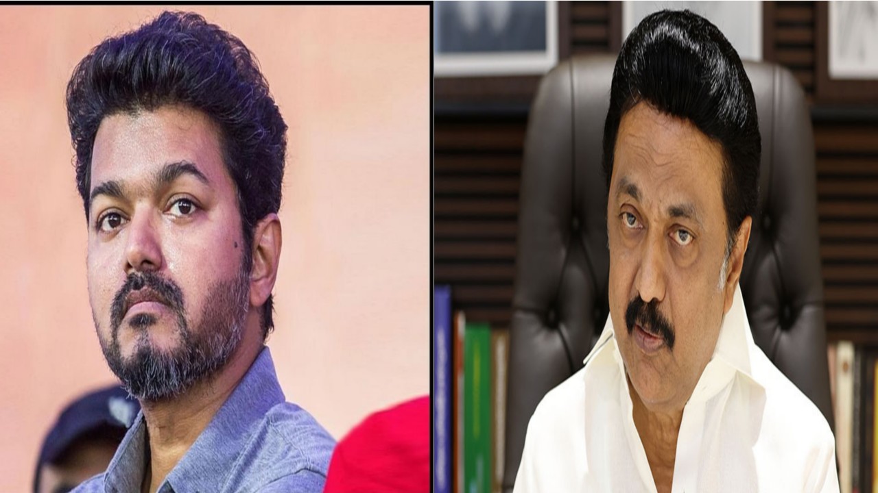 Actor Vijay, stalin