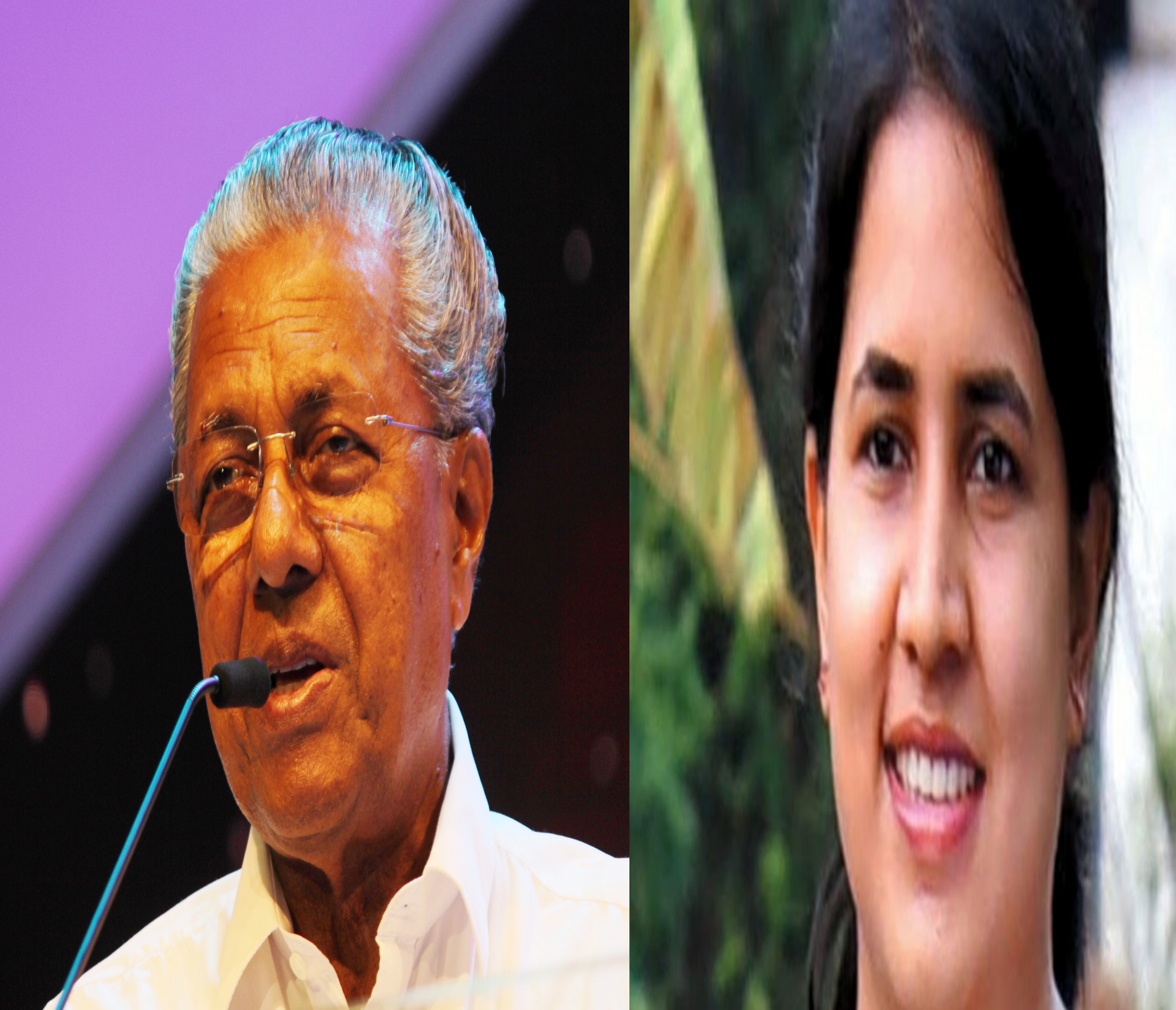 Pinarayi vijayan, veena vijayan