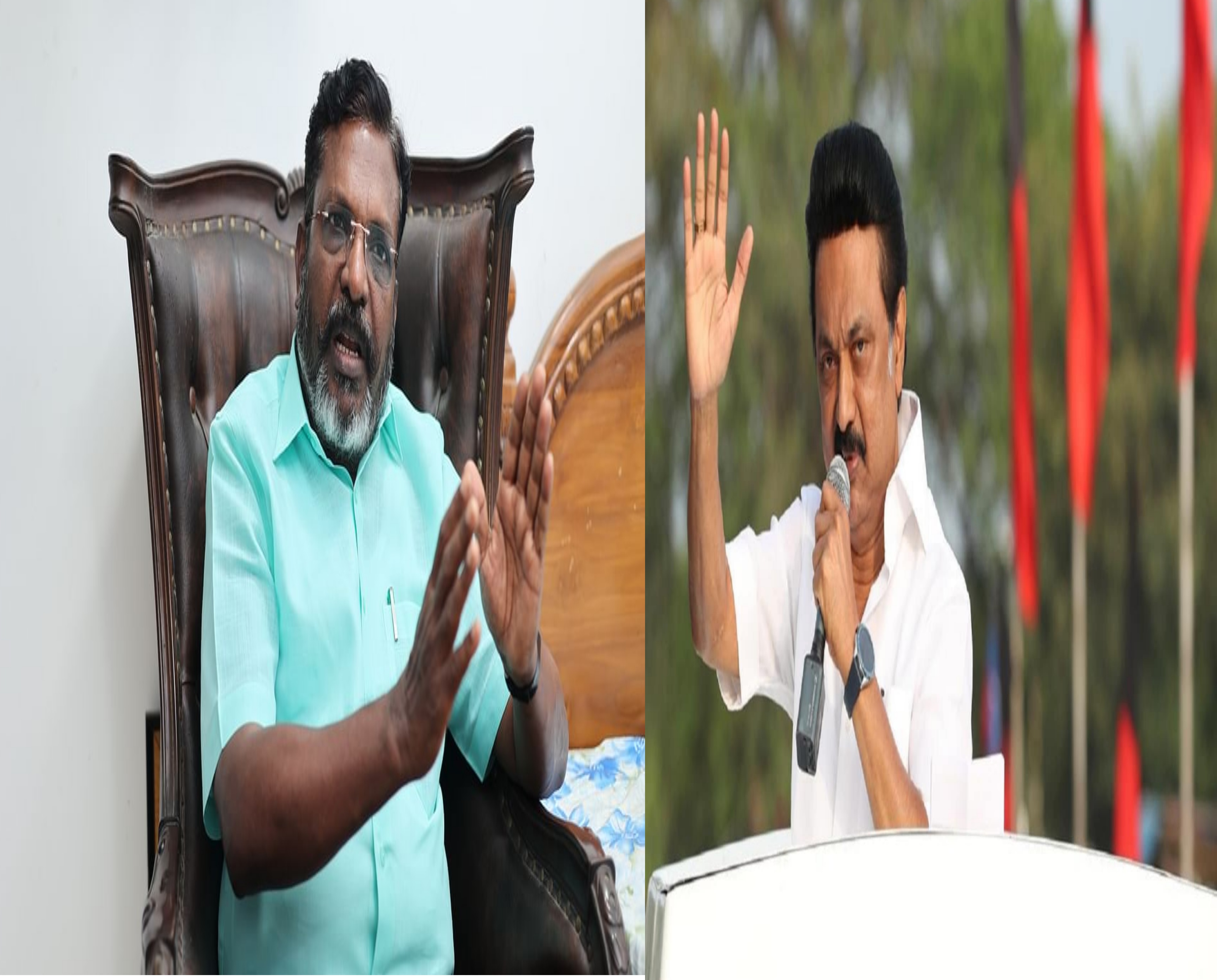 Thirumavalavan,mkstalin