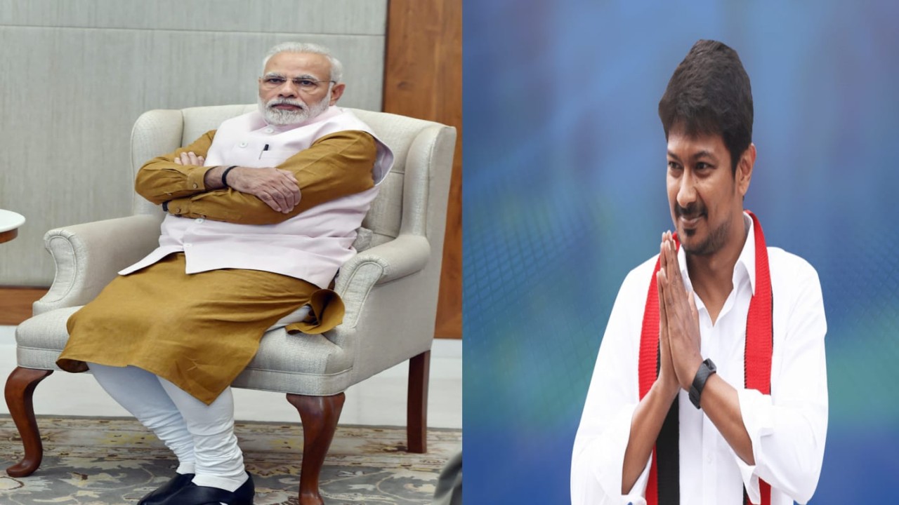 modi ,udhayanidhi stalin