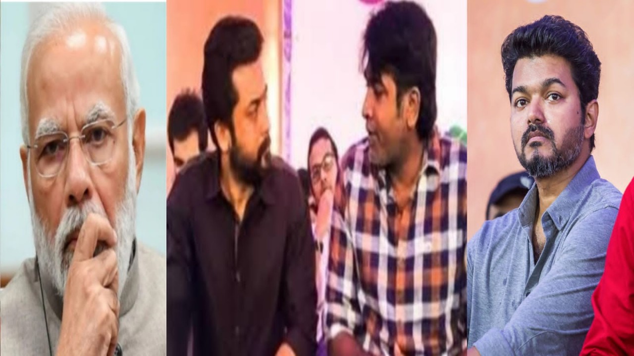 pm modi, Actor surya ,vijaysethupathi, and vijay