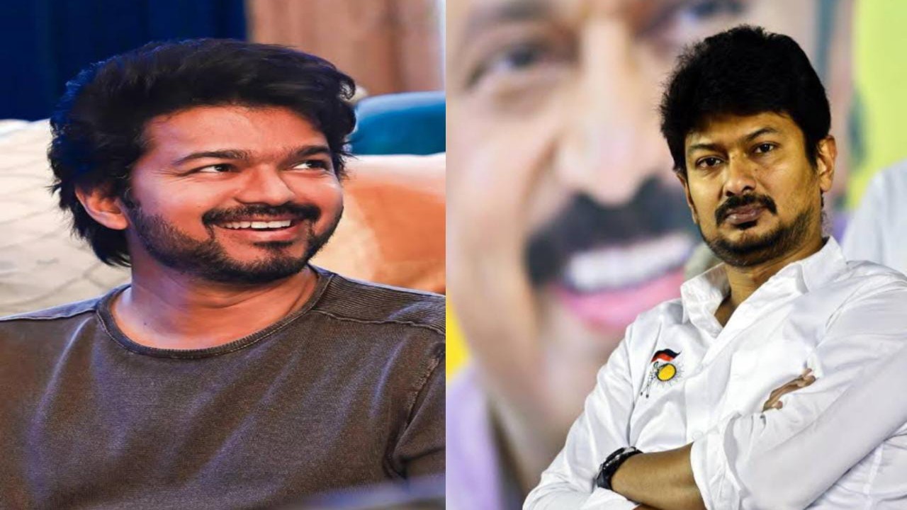 Vijay and udhayanithi stalin