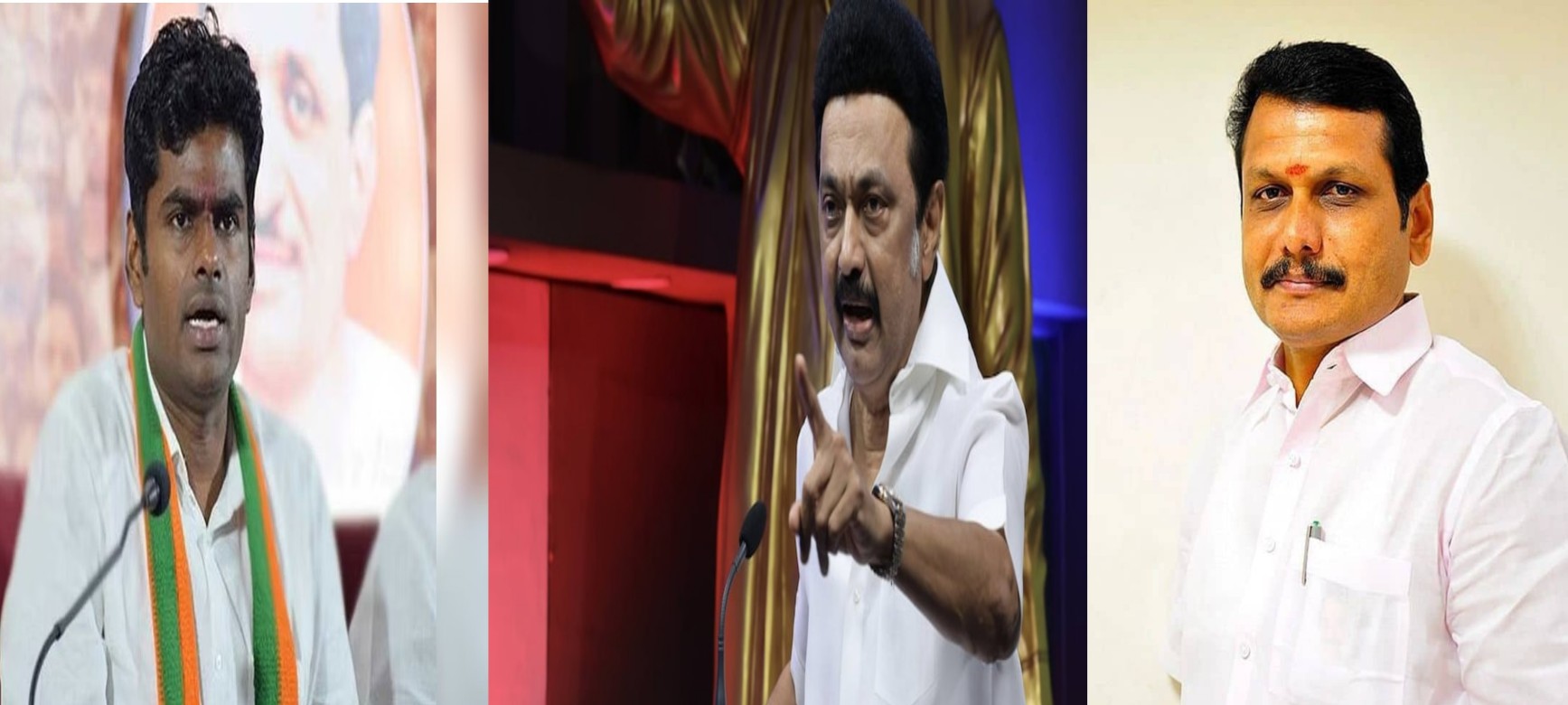 Annamalai,mk stalin, senthil balaji